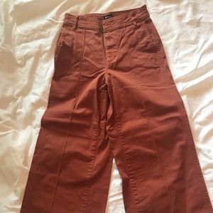 Madewell cropped wide-leg pants